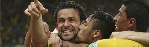 Brasil é campeão da Copa das Confederações 2013 8 Fred foi autor de dois gols da partida. (Foto: Andre Penner/AP)