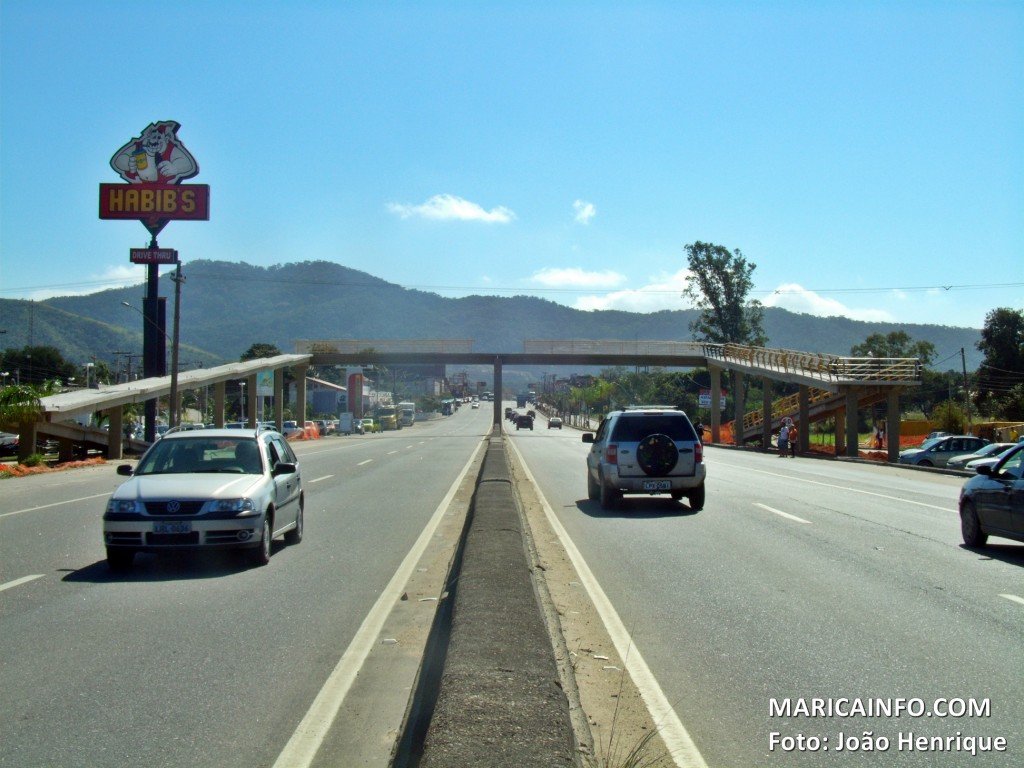 Passarela em Inoã beneficiará milhares de pessoas 5 Obras da passarela de Inoã já estão em fase final. (Foto: João Henrique | Maricá Info)