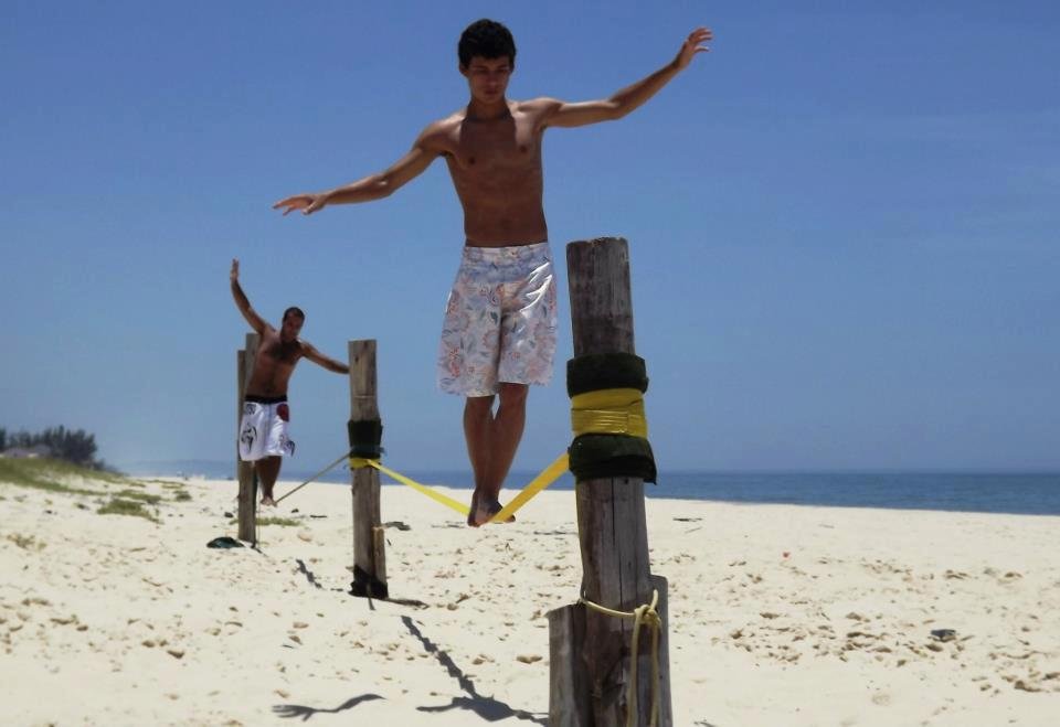 Primeiro encontro de Slackline será realizado em Ponta Negra 6 Primeiro encontro de Slackline será realizado em Ponta Negra. (Foto: Divulgação)