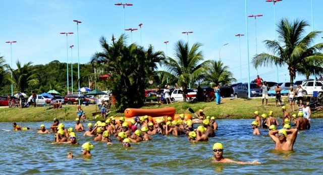 Atleta de Maricá vence em casa o campeonato Estadual de Maratonas Aquáticas 9 Etapa estadual da maratona aquática no Boqueirão consagra atleta de Maricá. (Foto: Fernando Silva)