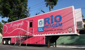 Mamógrafo Móvel atende pacientes de Maricá em São Gonçalo 10 Mamógrafo móvel realiza exames em São Gonçalo até 25 de março.