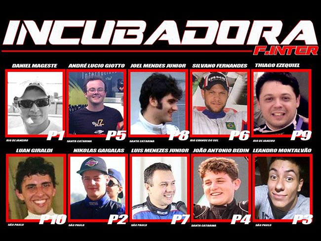 Piloto de Kart de Maricá ingressa em categoria de Fórmula 11 Pilotos selecionados para participar da Fórmula Inter.