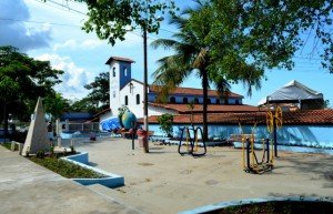 Maricá terá quatro novos espaços de lazer no bairro Jardim Atlântico 11 Espaço de lazer já existente foi revitalizado e ganhou nova pintura, bancos, mudas de árvores e aparelhos de ginástica
