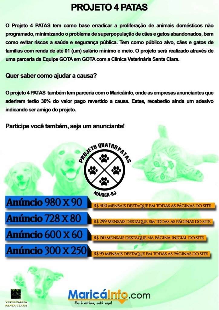 Projeto permite castração de animais a preços mais acessíveis em Maricá 7 projeto1-724x1024