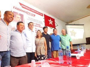 Maricá: Deputado Federal Fabiano Horta lança site com emendas participativas 9 Vereadores também estiveram presentes. (foto: João Henrique / Maricá Info)