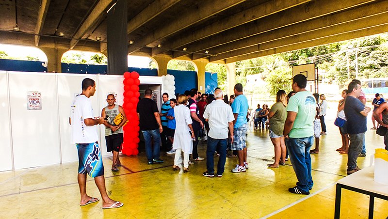 Maricá: Solidariedade marca ação de coleta de sangue 8 Fila para a doação de sangue. (foto: João Henrique / Maricá Info)