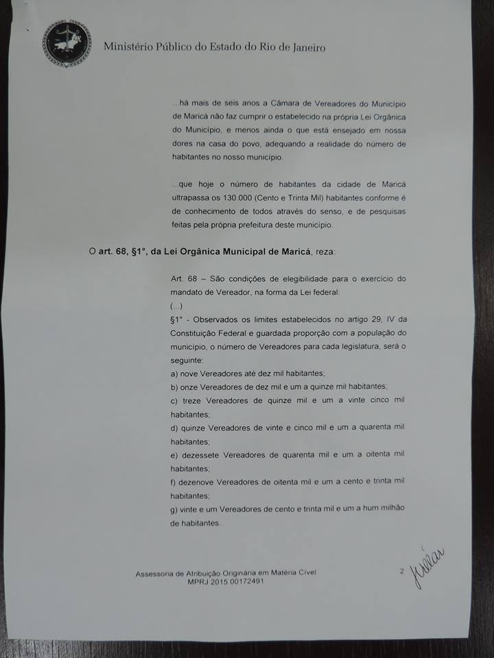 Ministério Público obrigou Câmara de Vereadores à reajustar número de vereadores 11 MP3