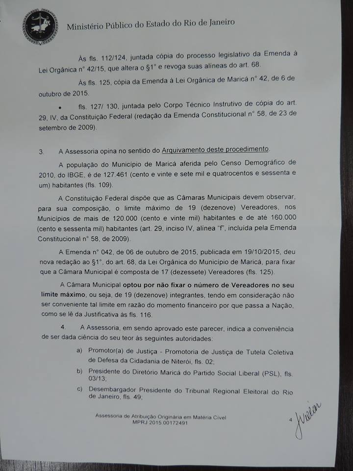 Ministério Público obrigou Câmara de Vereadores à reajustar número de vereadores 13 MP5