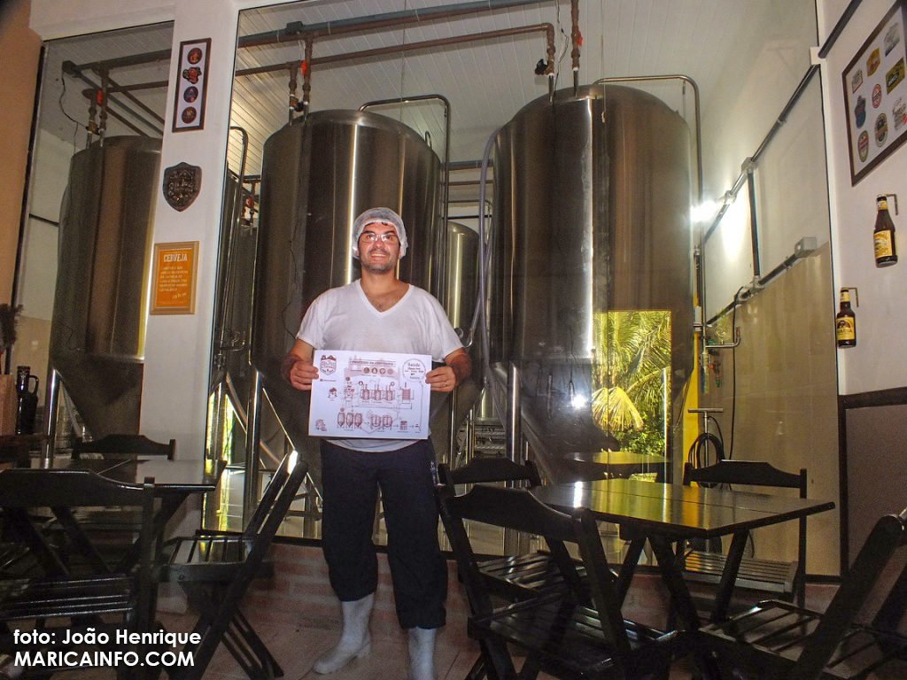 Primeira Cervejaria Artesanal de Maricá expande 11 Cervejas são produzidas pelo Mestre Cervejeiro Edson Carlos (foto: João Henrique).