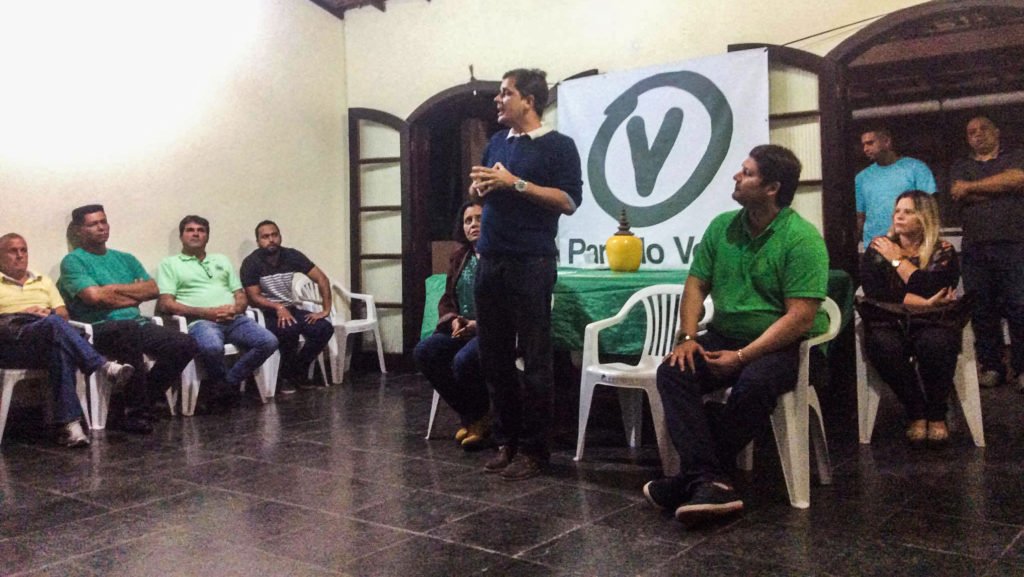 Maricá: PV reafirma compromisso com pré-candidatura de Fabiano Horta 10 O Deputado Federal Fabiano Horta (PT) também marcou presença no evento. (foto: João Henrique / Maricá Info)
