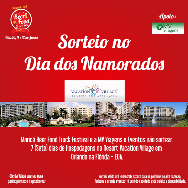 Maricá: Festival de Beer e Food Trucks sorteará 7 dias em um resort na Flórida 11 sorteio-beer