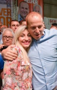 Maricá: Robson Giorno abre mão de ser candidato a prefeito para apoiar Delaroli 8 Simone Giorno e Marcelo Delaroli em convenção do partido Democratas.