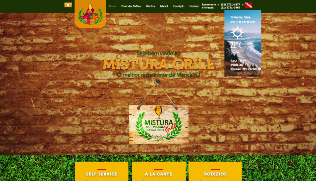 Novos chopes e galeto na brasa em Maricá alegra clientes e desperta elogias nas redes 11 Site do Mistura Grill vai contar com fotos dos visitantes, terá três idiomas e vai testar pedidos On Line