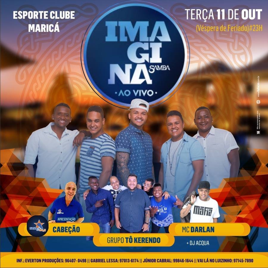 Maricá recebe show do grupo 'Imaginasamba' na terça-feira (11), concorra a ingressos 9 imaginasamba