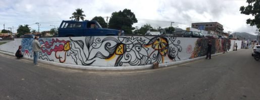 Maricá: Grupo faz 'grafitasso' e espalham arte por espaço público em Inoã 6 grafite inoa
