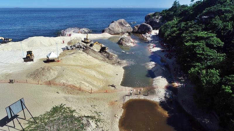 Itaipuaçu: Prefeitura trabalha para abertura do canal 6 abertura do canal itaipuacu2