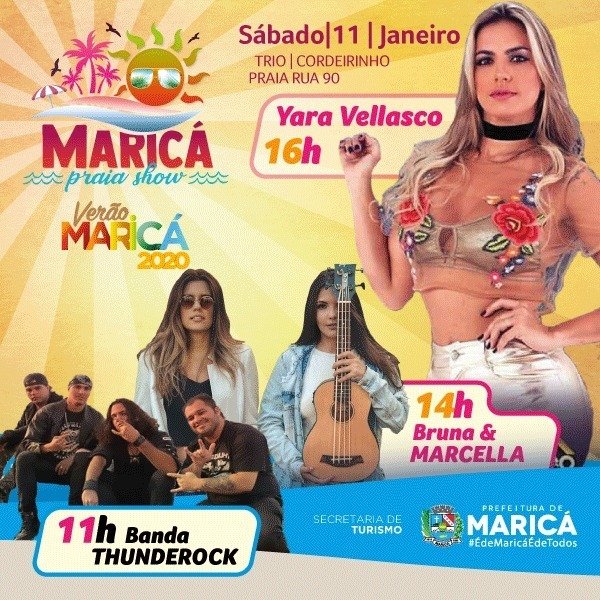 Maricá Praia Show terá programação neste fim de semana, confira! 8 praia show cordeirinho