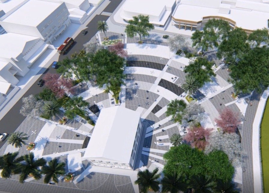 Maricá: Há cinco meses atrasada, obra da praça central ainda sem previsão de entrega 7 praça central