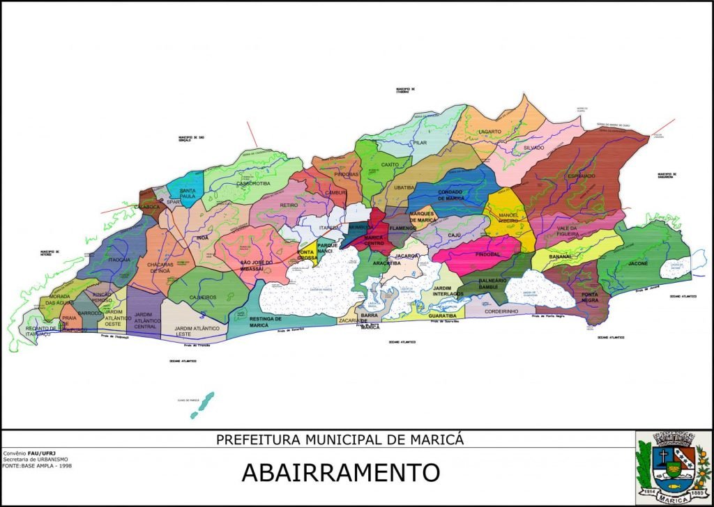 MAPA DE MARICA RJ