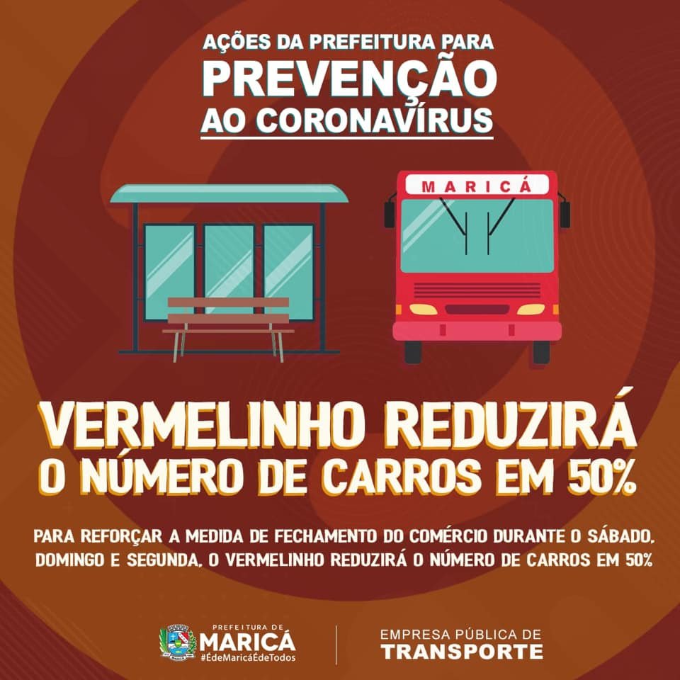 Maricá: EPT reduz frota dos vermelhinhos pela metade 8 ept frota