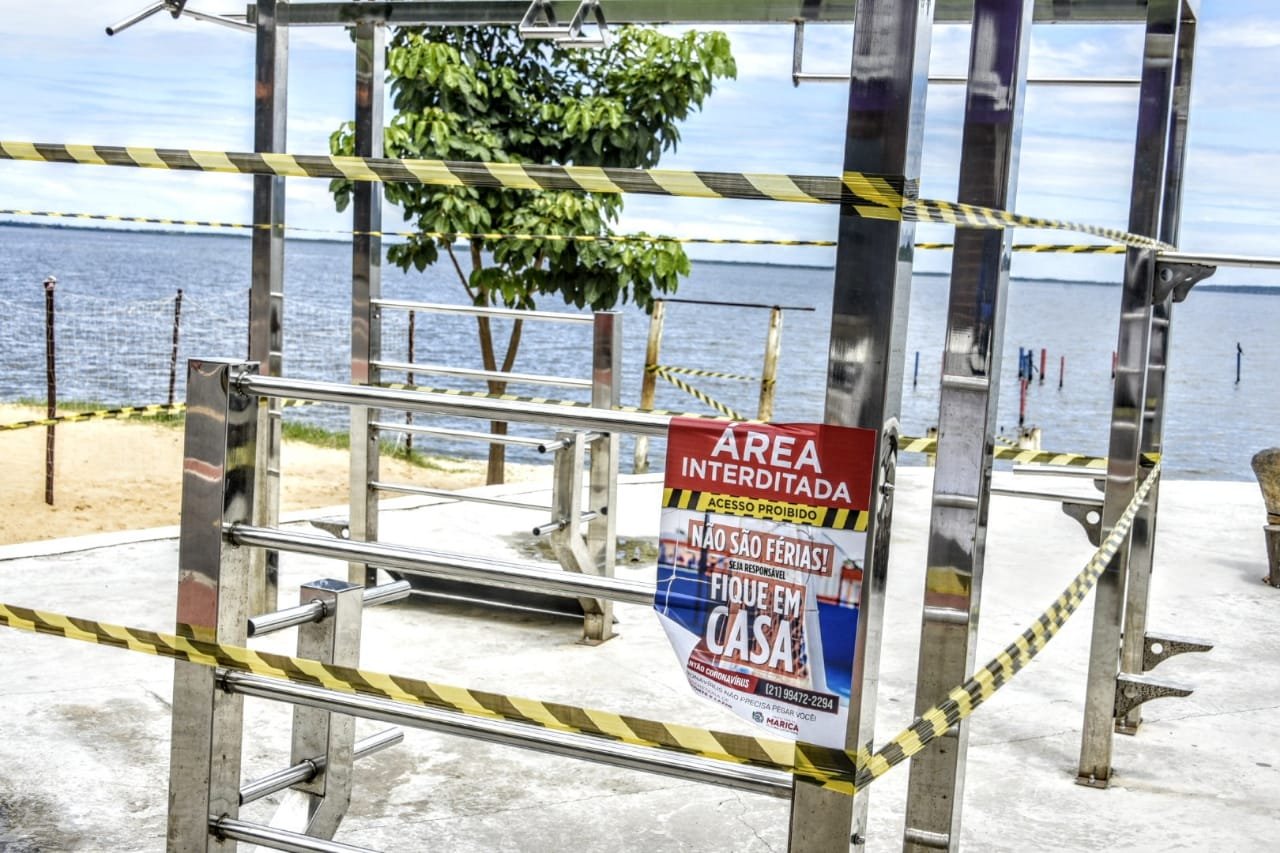 Maricá tem 18 casos suspeitos de coronavírus 7 lagoa interditada