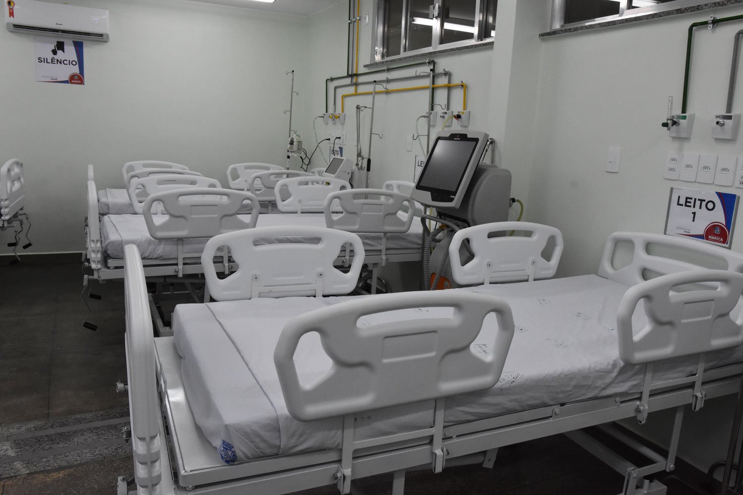 Maricá (RJ) tem 30 leitos de UTI para pacientes com Coronavírus 7 leitos hospital marica