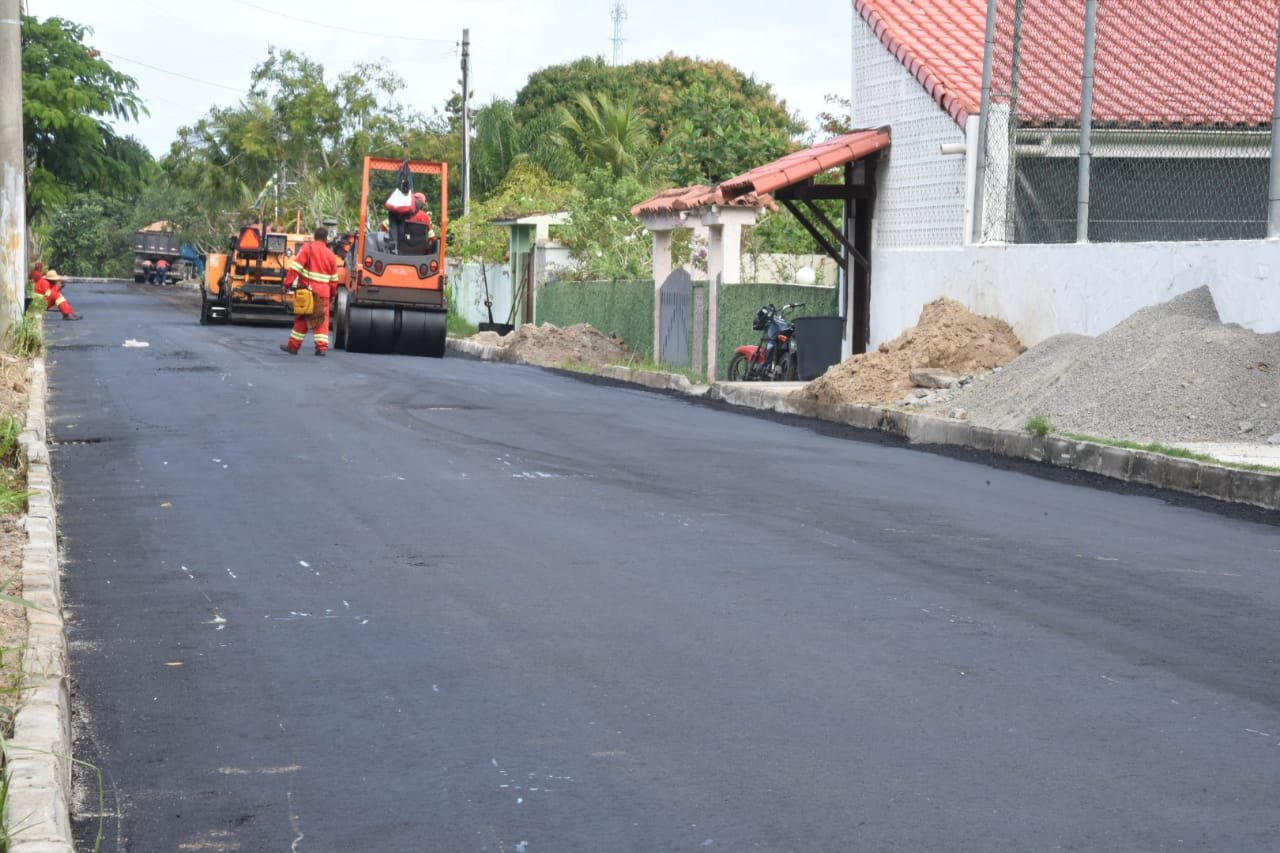 Maricá: Mesmo durante a pandemia, prefeitura concluí obras 6 asfalto
