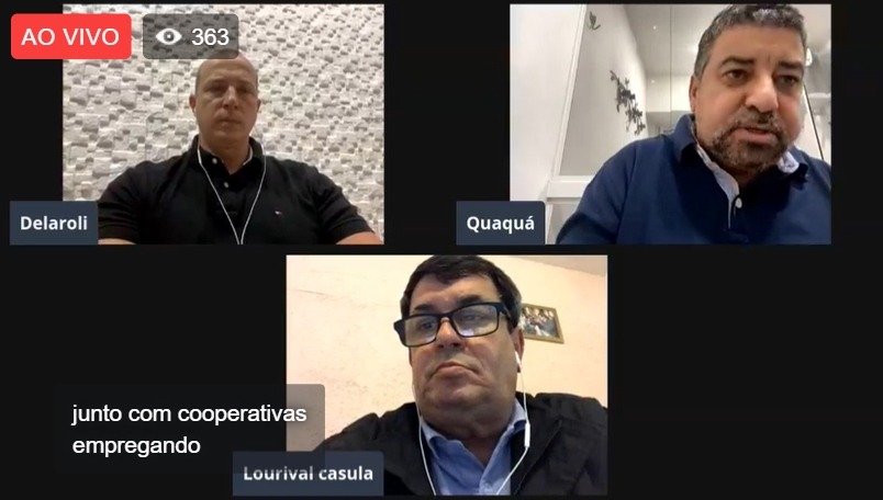 Em live, Quaquá e Delaroli debatem 'exemplos' de Maricá em frente à pandemia 7 debate marica