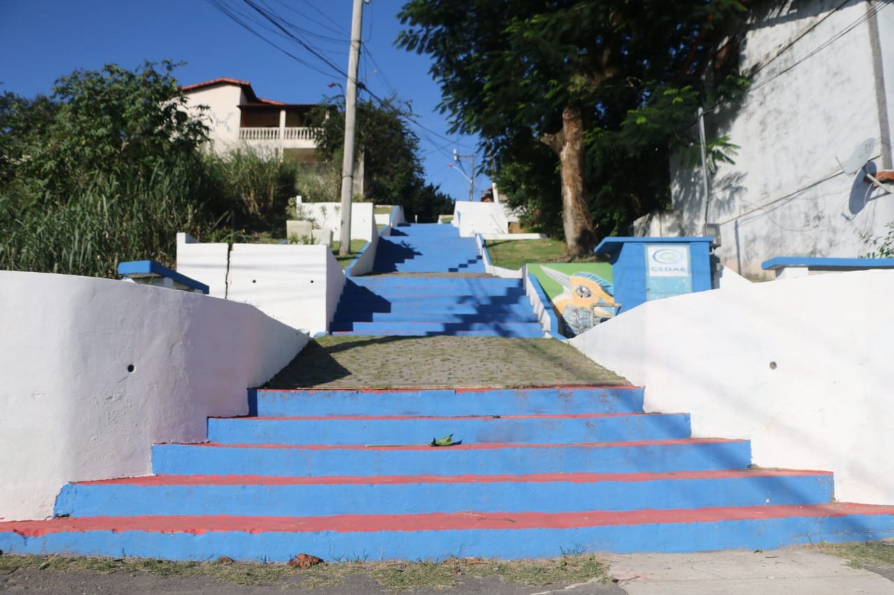 Maricá: Escadaria será transformada em galeria de arte a céu aberto 11 escadaria