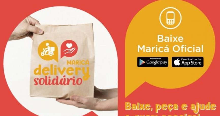 Prefeitura de Maricá disponibiliza aplicativo com 'Delivery Solidário' 8 solidário