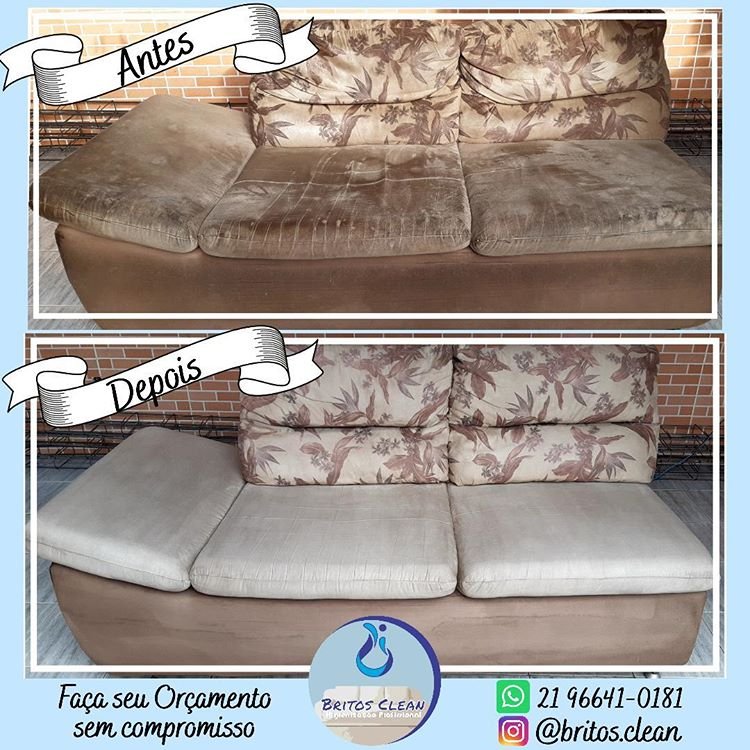 Maricá: Britos Clean com serviços de limpeza e higienização de estofados a domicílio 9 britos clean 1