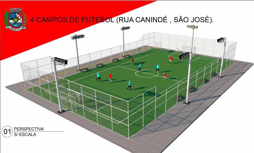 Maricá: Prefeitura constrói quatro campos de futebol de grama sintética 6 campo de futebol1