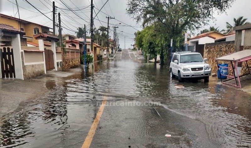 Chuva causa transtornos em Maricá (RJ) 8 alagamento barra de marica2