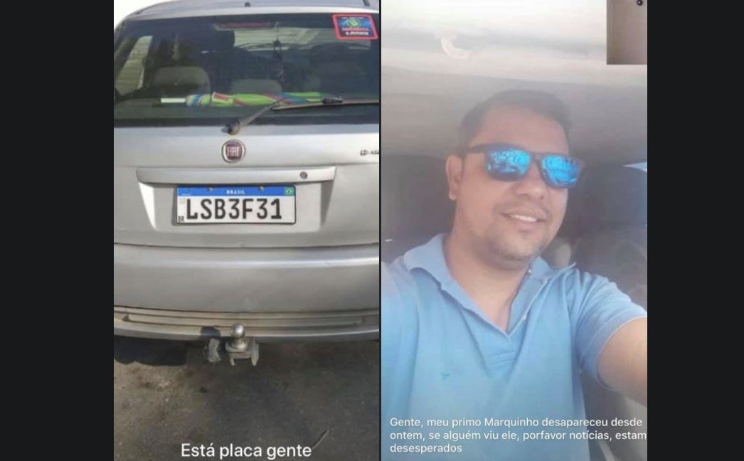 Família busca por morador de Maricá desaparecido 7 marquinhos desaparecido marica
