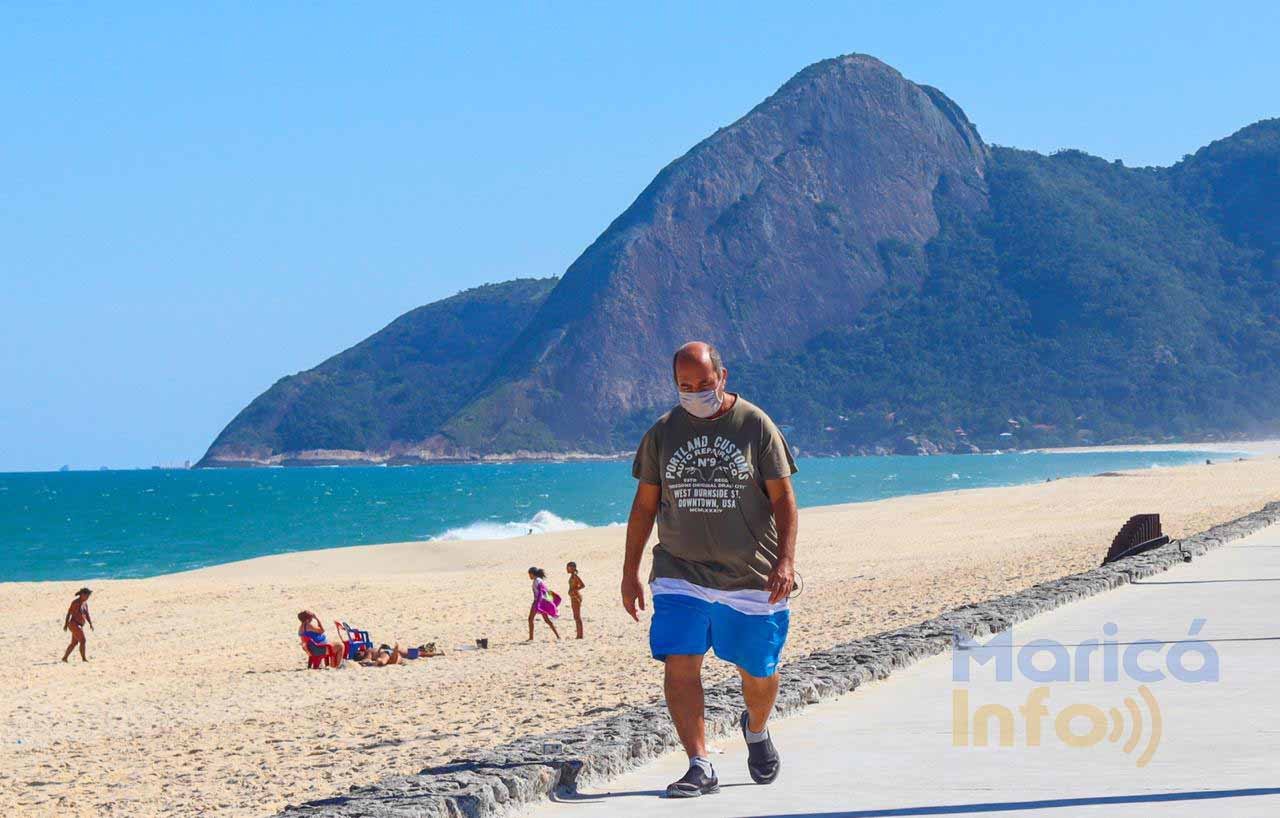 Multa de R$ 50 e R$ 500 para quem não usar máscara em Maricá 8 orla itaipuaçu1