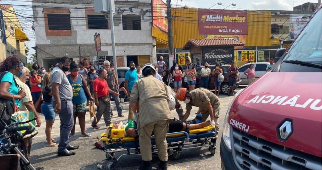 Maricá: Mulher é atropelada por moto e fica gravemente ferida em Inoã 10 atropelamento