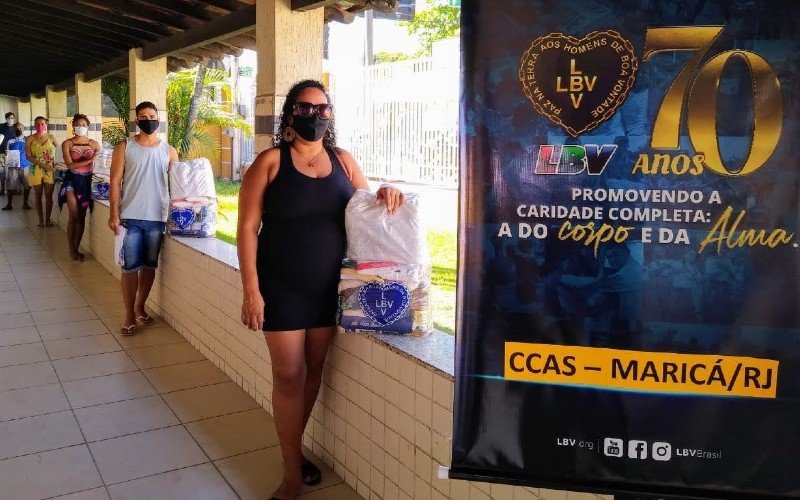 LBV no amparo às famílias de Maricá 8 lbm marica cestas