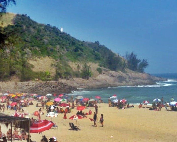 Praias lotadas em Maricá (RJ) neste domingo (06) 12 ponta negra