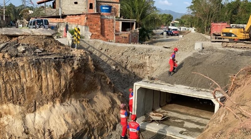 Obra na Estrada Velha de Maricá muda trânsito 6 ponte estrada velha de marica
