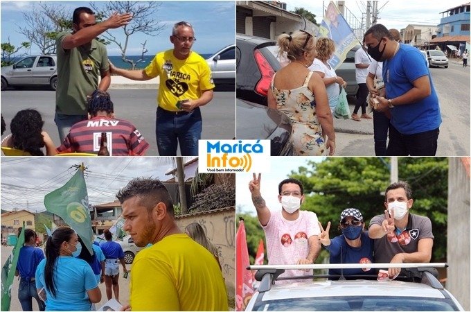 Candidatos a prefeito de Maricá ganham as ruas em busca de votos 9 candidatos a prefeito marica rj eleicoes 2020