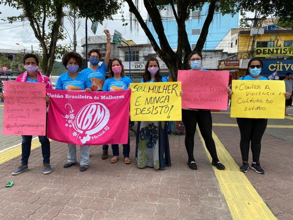 Mulheres de Maricá se unem por Mari Ferrer e o fim da cultura do estupro 8 movimento mulher mari ferrer 1