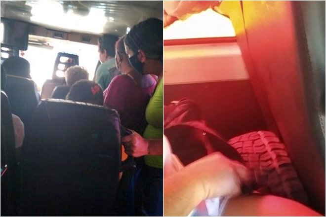 Maricá: Passageiros relatam problemas em vans da linha São José 10 van problemas sj