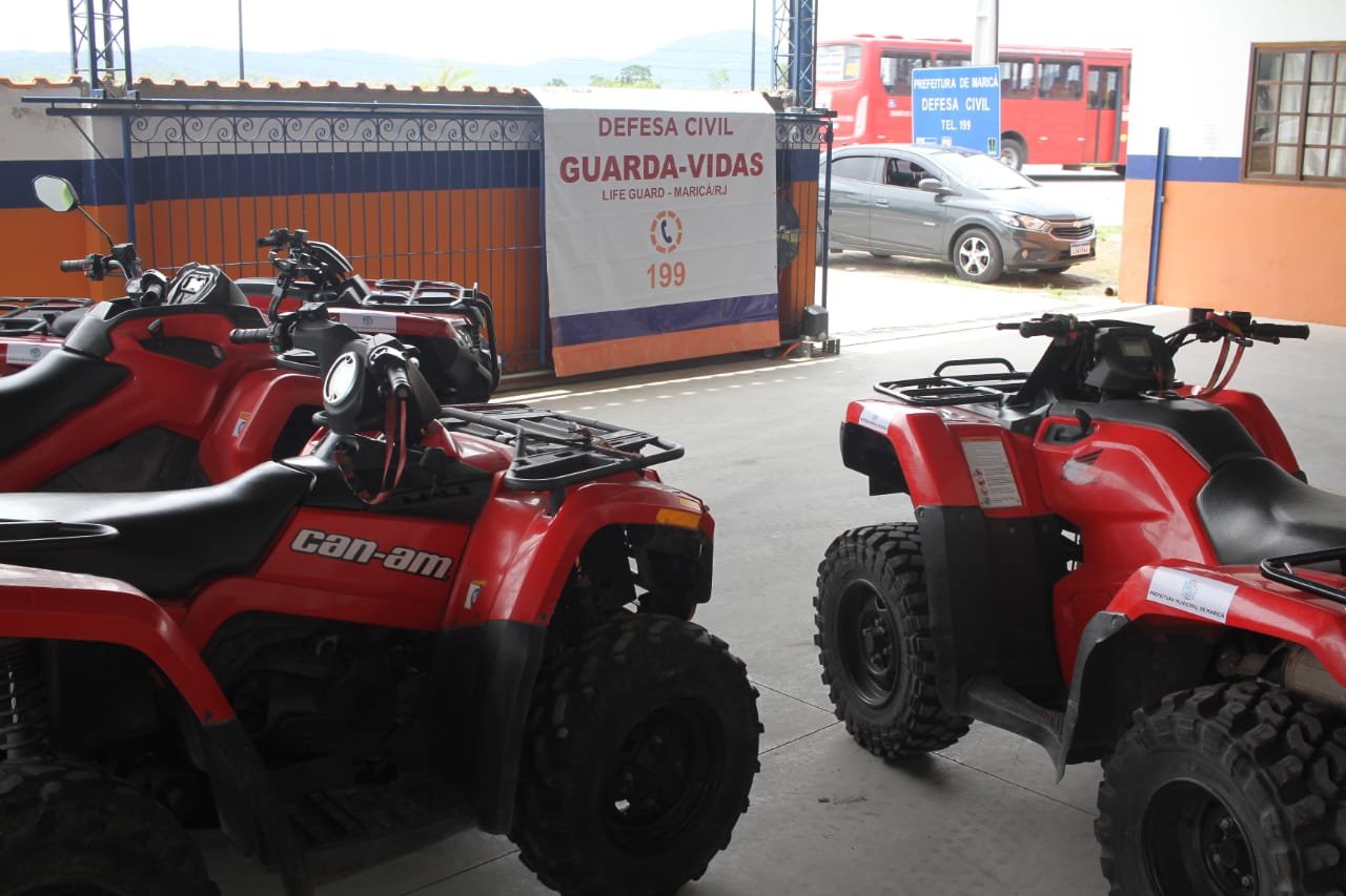 Defesa Civil de Maricá ganha quadriciclos 8 quadriciclo