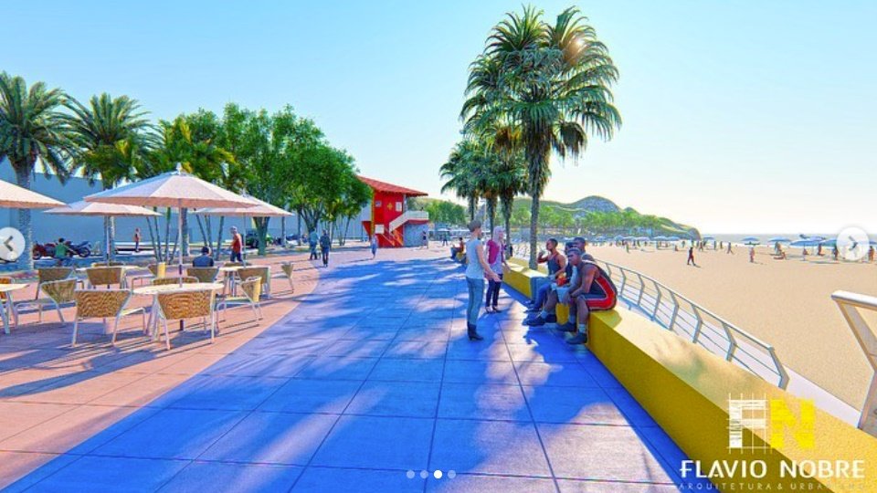 Maricá inicia obras de revitalização na orla de Ponta Negra 9 Ponta Negra Nova Orla Projeto Flavio Nobre