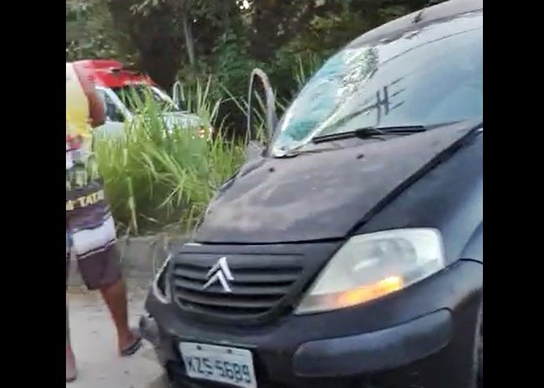 Itaipuaçu: Grave acidente entre carro e moto deixa motociclista gravemente ferido 9 acidente estrada de itaocia