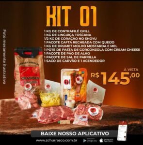 Maricá: Fim de semana pede churrasco, peça já o seu kit 8 kit01