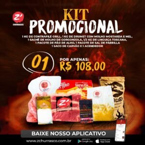Maricá: Fim de semana pede churrasco, peça já o seu kit 6 kitpromo