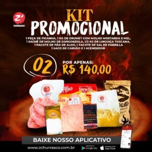 Maricá: Fim de semana pede churrasco, peça já o seu kit 7 kitpromotrad