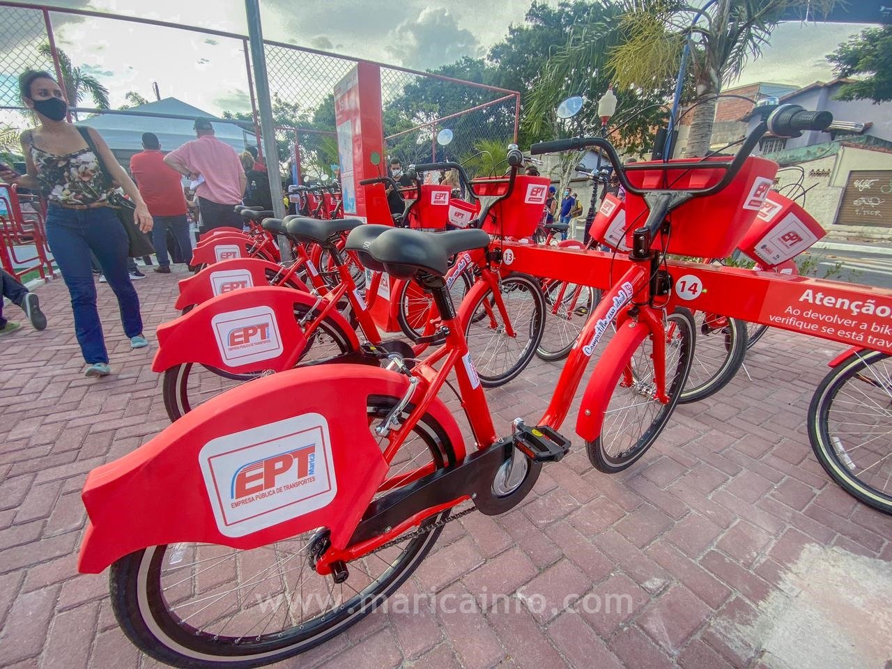 Maricá: Saiba como usar as bicicletas compartilhadas 'vermelhinhas' 1 vermelhinha ept marica