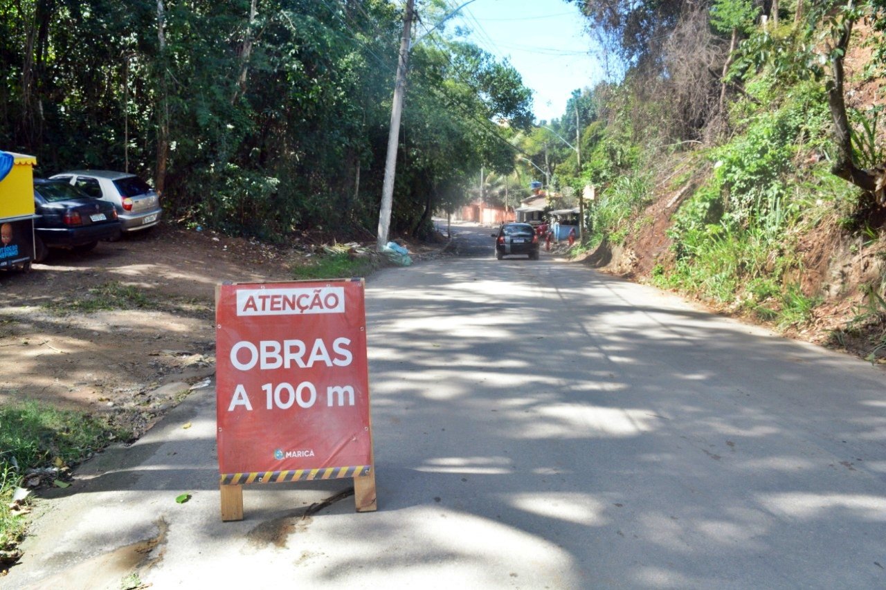 Maricá: Estrada de Jacaroá terá bloqueio até esta quarta-feira (21) 9 obras estrada jacaroa